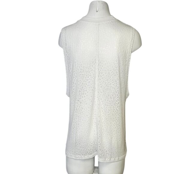 Lululemon All Yours Boyfriend Tank, Veil, City Camo Burnout White - Picture 6 of 7